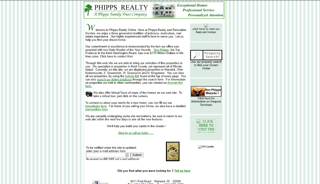 Phipps Realty 1999