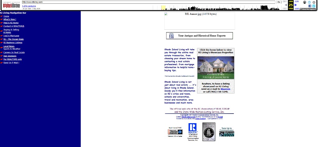 RILiving.com 1998 Launch